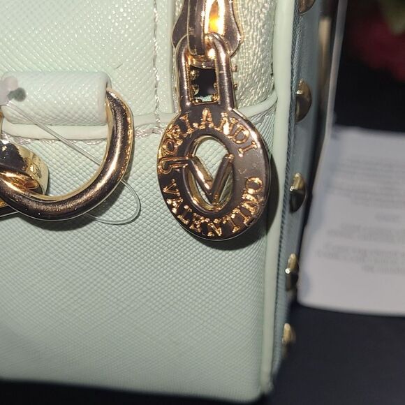 NWT Valentino Orlandi Mint Green Double Zip Camera Bag - Picture 16 of 16